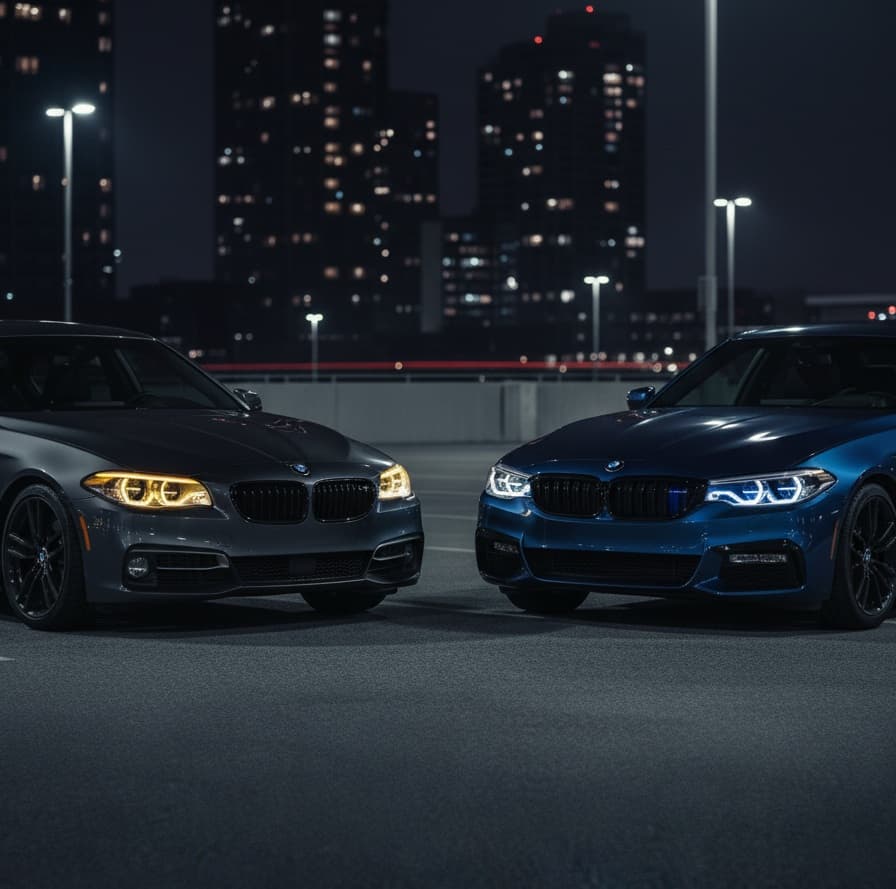 BMW Anti Dazzle Lights Kodavimas